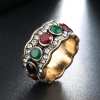 🔥Last Day 75% OFF🎁 Turkish Style Crysral Mosaic Gemstone Vintage Ring