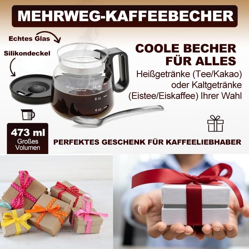 📢Letzter Tag: 49% Rabatt☕Kaffeetasse – Kaffeekannen-Stil