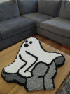 🔥👻2024 Halloween Bath Mat Ghost Tufted Rug