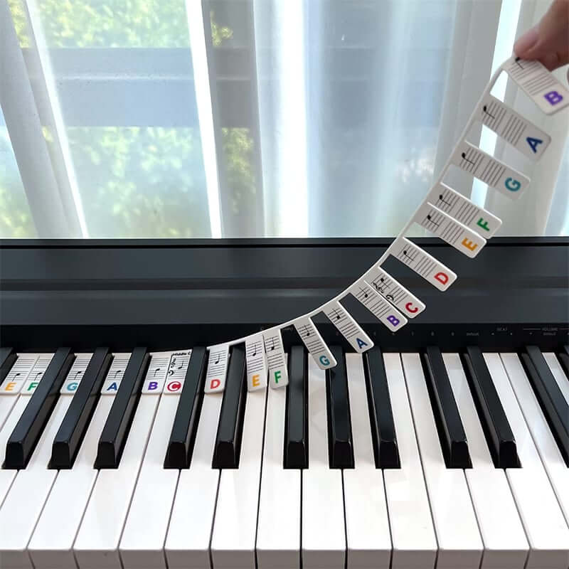 (Christmas Hot Sale- 48% OFF) Removable Piano Keyboard Note Labels