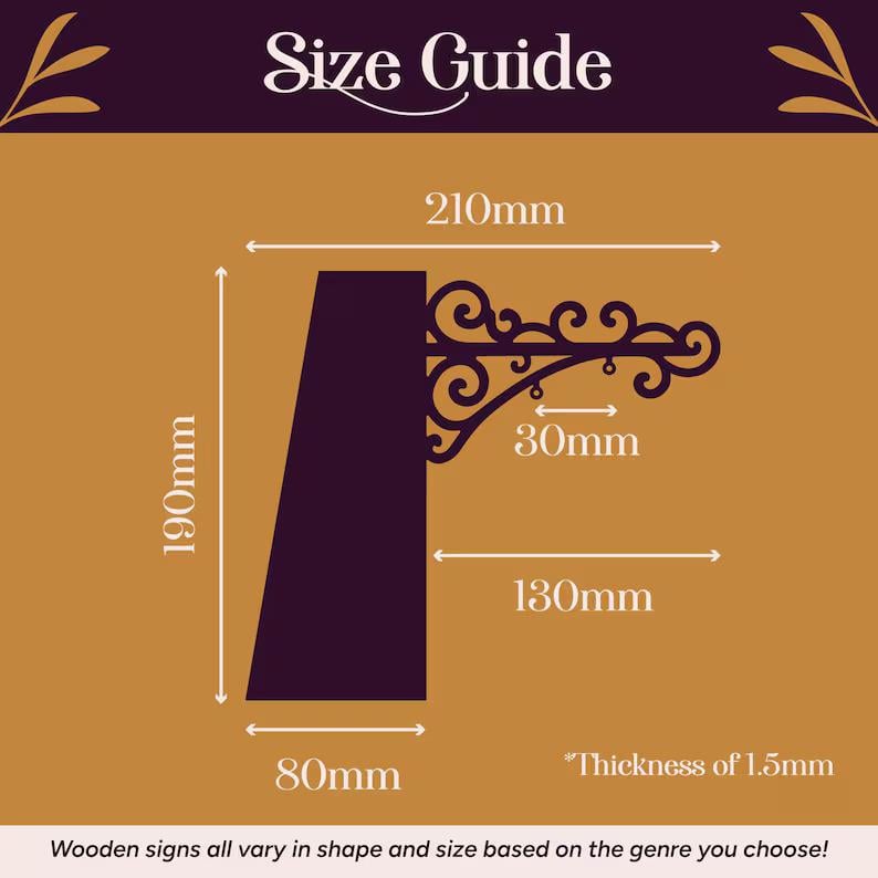 🔥LAST DAY 49% OFF-Book Nook Tavern Signs – Genre Shelf Labels with Hanging Brackets