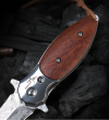 Damascus steel VG10 sharp pocket knife