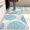 HEBE Anti Fatigue Kitchen Rug Sets 2 Piece Non Slip Kitchen Mats for Floor Cushioned Kitchen Rugs and Mats Waterproof Comfort Standing Mat Runner for Kitchen,Home Office,Sink,Laundry