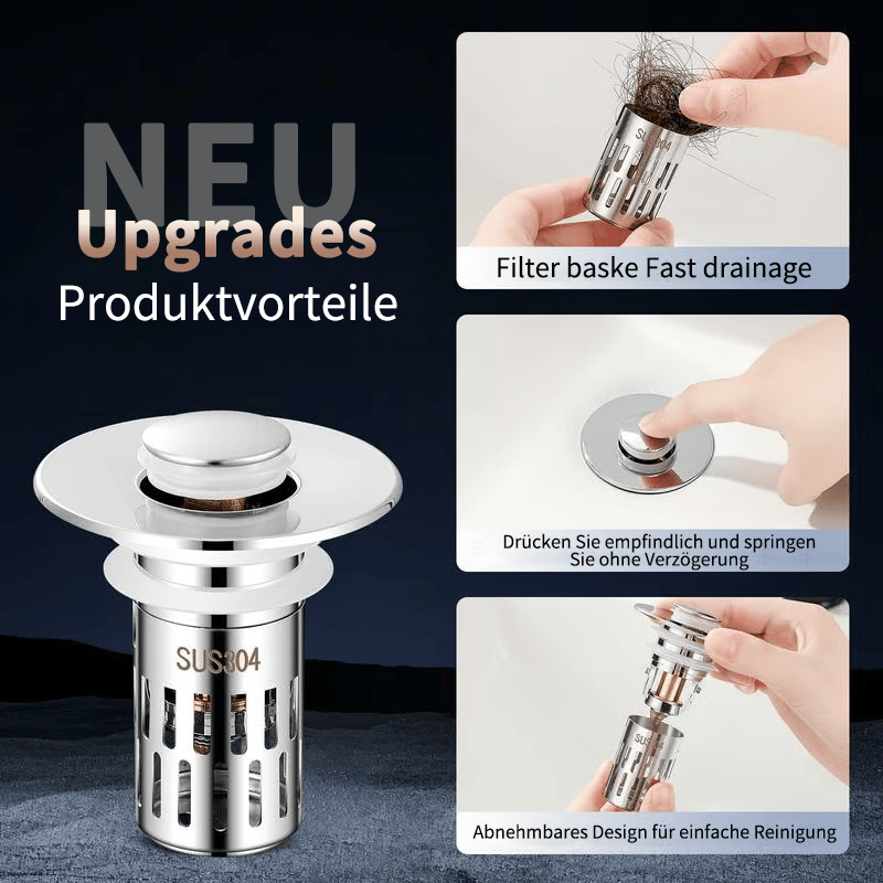 🔥Letzter Tag Verkauf 49% Rabatt🔥Universelles Abflusssieb aus Edelstahl