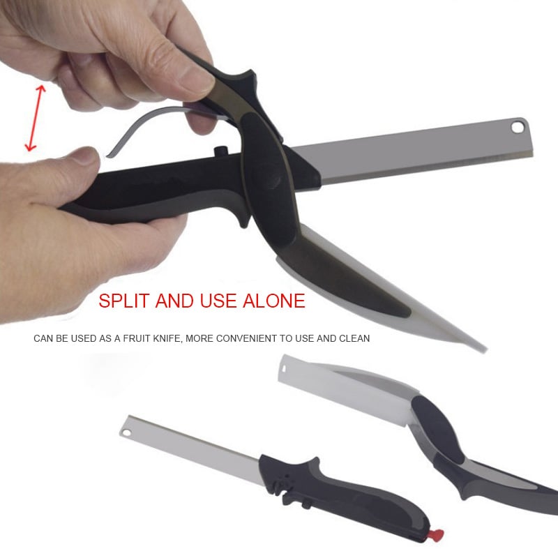 🌈Special Offer-2 in 1 Cutting Board With Knife Scissor(Buy 2 Free Shipping)