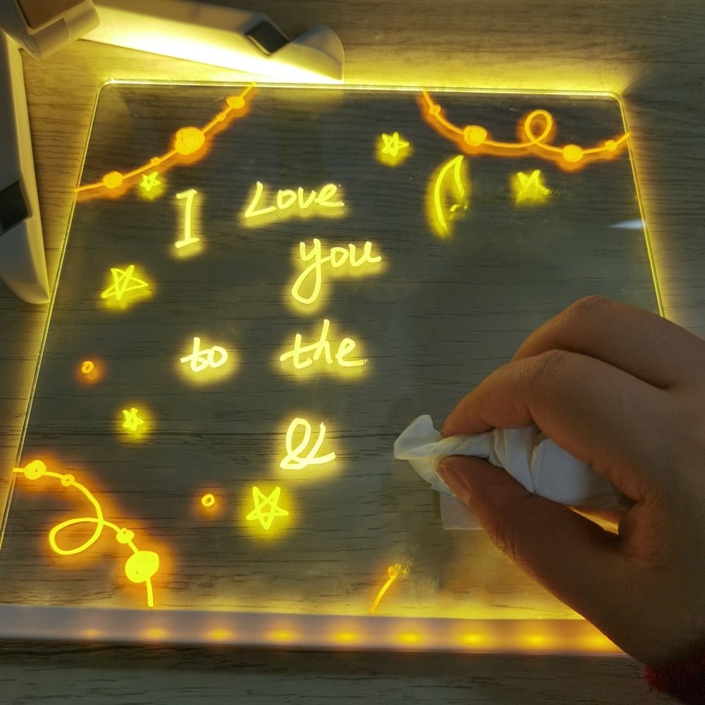 (🎁Early Christmas Sale)-LED Note Board with Colors🎨BUY 2 FREE SHIPPING