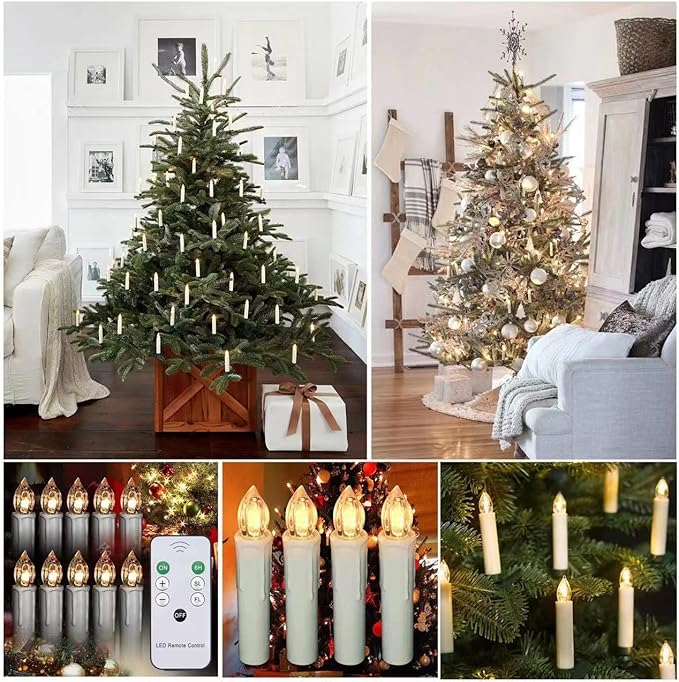🔥Last Day Promotion 70% OFF🔥Clip-On LED Taper Candles with Remote Contro
