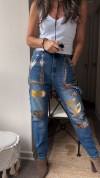Women's Leopard Print Casual Jeans