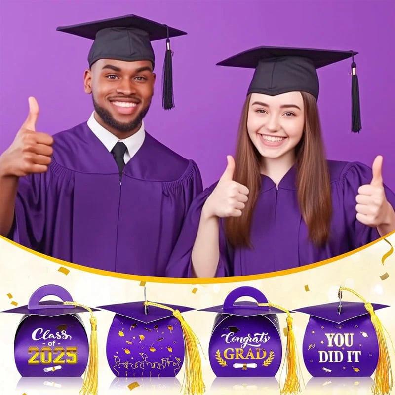 🎁TikTok Graduation Last Day Sale - 70% OFF🎉✨Graduation Cap Gift Box(🍬No Candies)