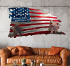 💕Handmade American Flag With Soldiers “All Gave Some Some Gave All” Veteran Patriotic Metal Wall Art