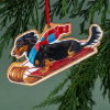 Dachshund Bubble Ornament