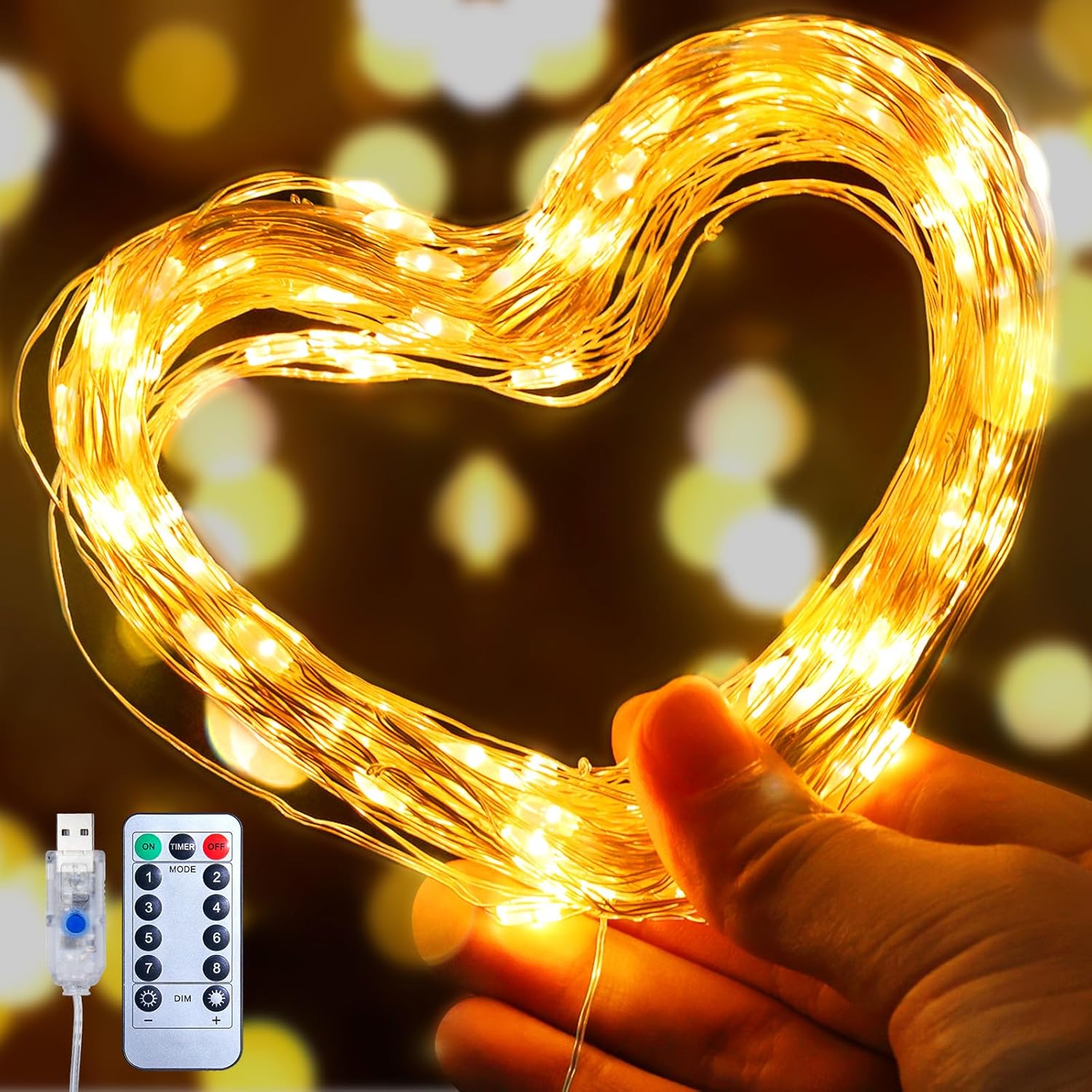 (🎄Christmas Sales 49% OFF) 8 Modes 100-600 Christmas LED Firefly Twinkle String Lights 💫Buy 2 Get 10% OFF