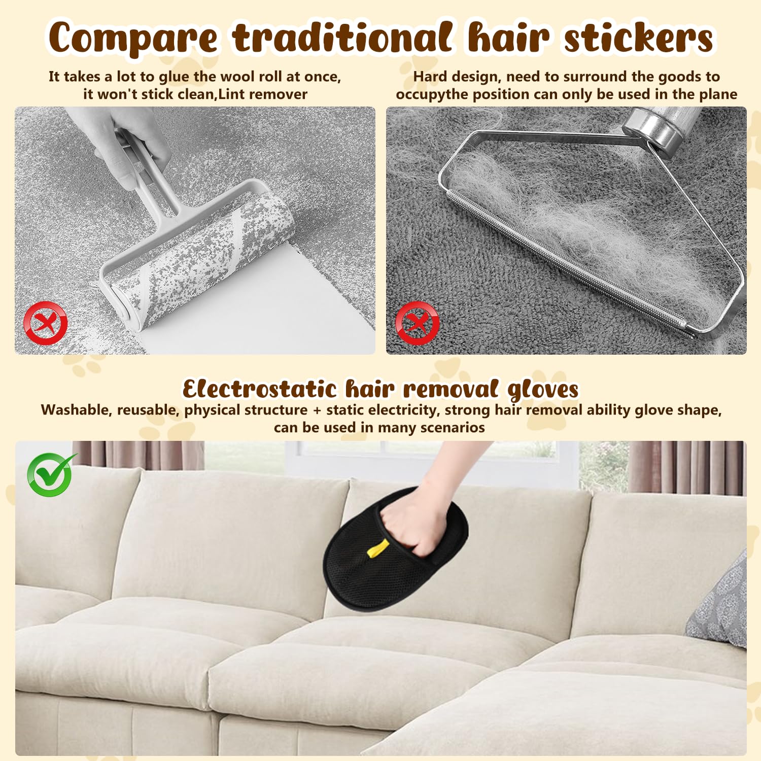 Pet Hair Removal Glove