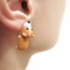 (Summer Flash Sale- 50% OFF) Cute Animal Bite Earring- BUY 5 FREE SHIPPING