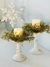 🍁Fall Harvest Sale: 60% OFF! Farmhouse Christmas Candle Ring,Christmas Decoration For Candle