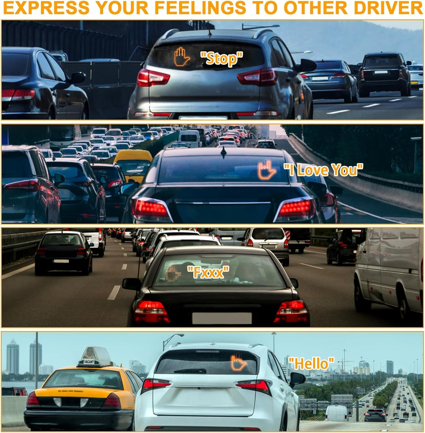 🔥 Hot sale 49% OFF -🔥Car Gesture Light（ buy 2 FREE SHIPPING)