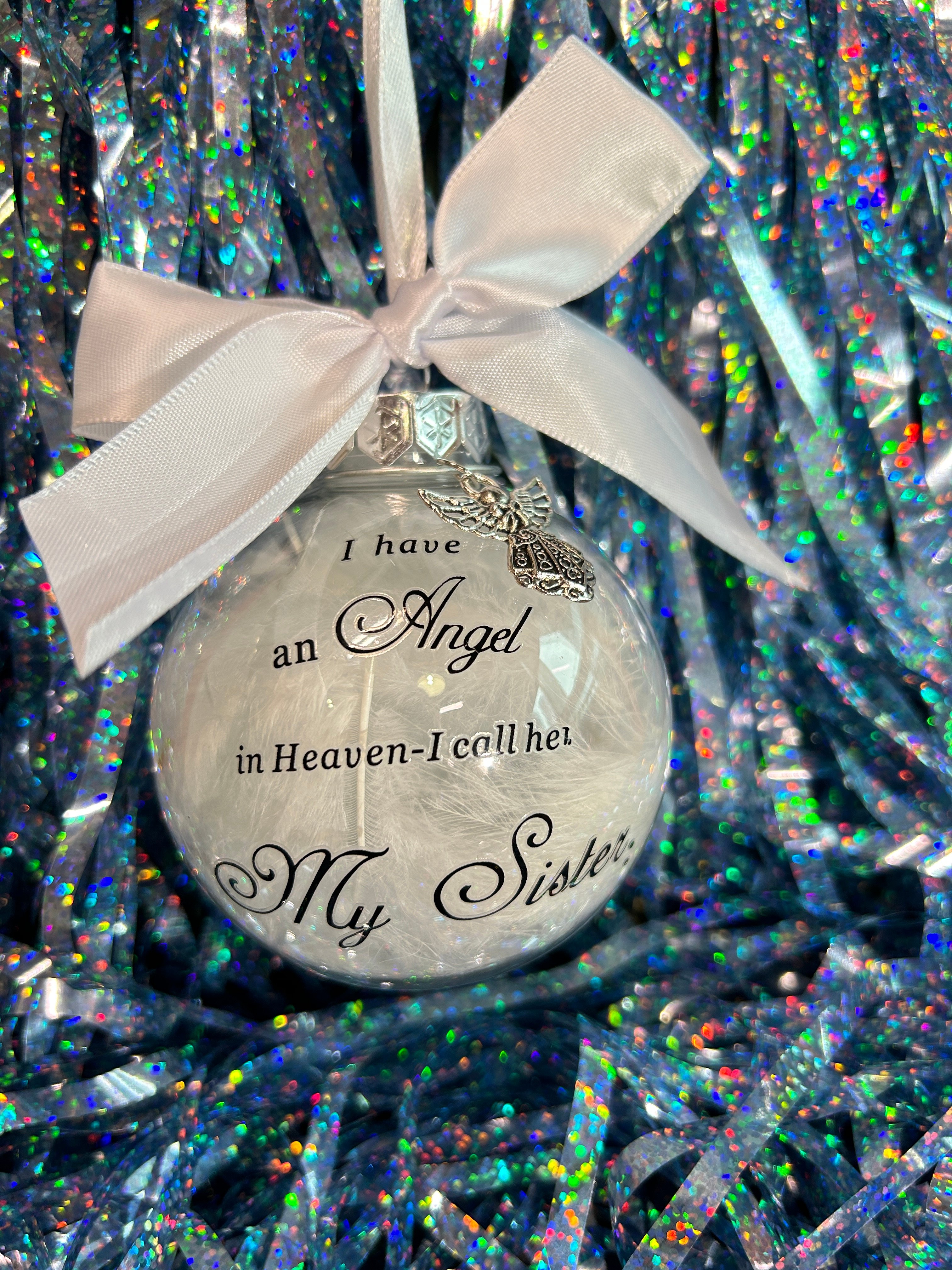 It's all handmade - Angel In Heaven Memorial Ornament