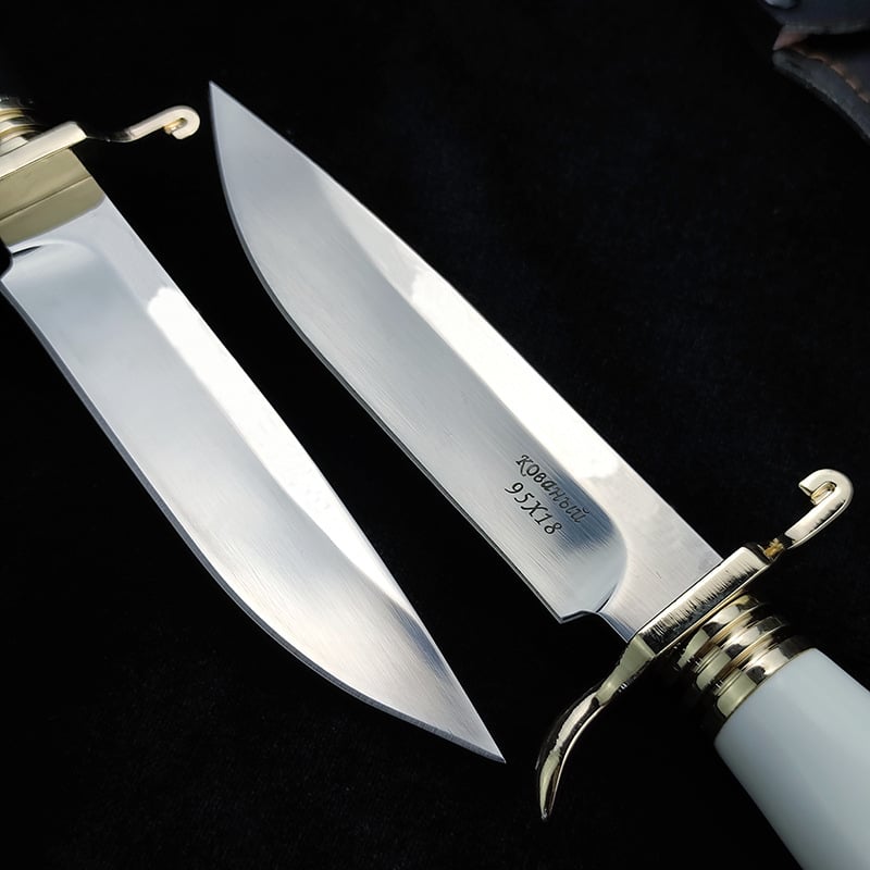 Second generation outdoor self-defense fruit eating meat barbecue straight knife