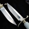 Second generation outdoor self-defense fruit eating meat barbecue straight knife