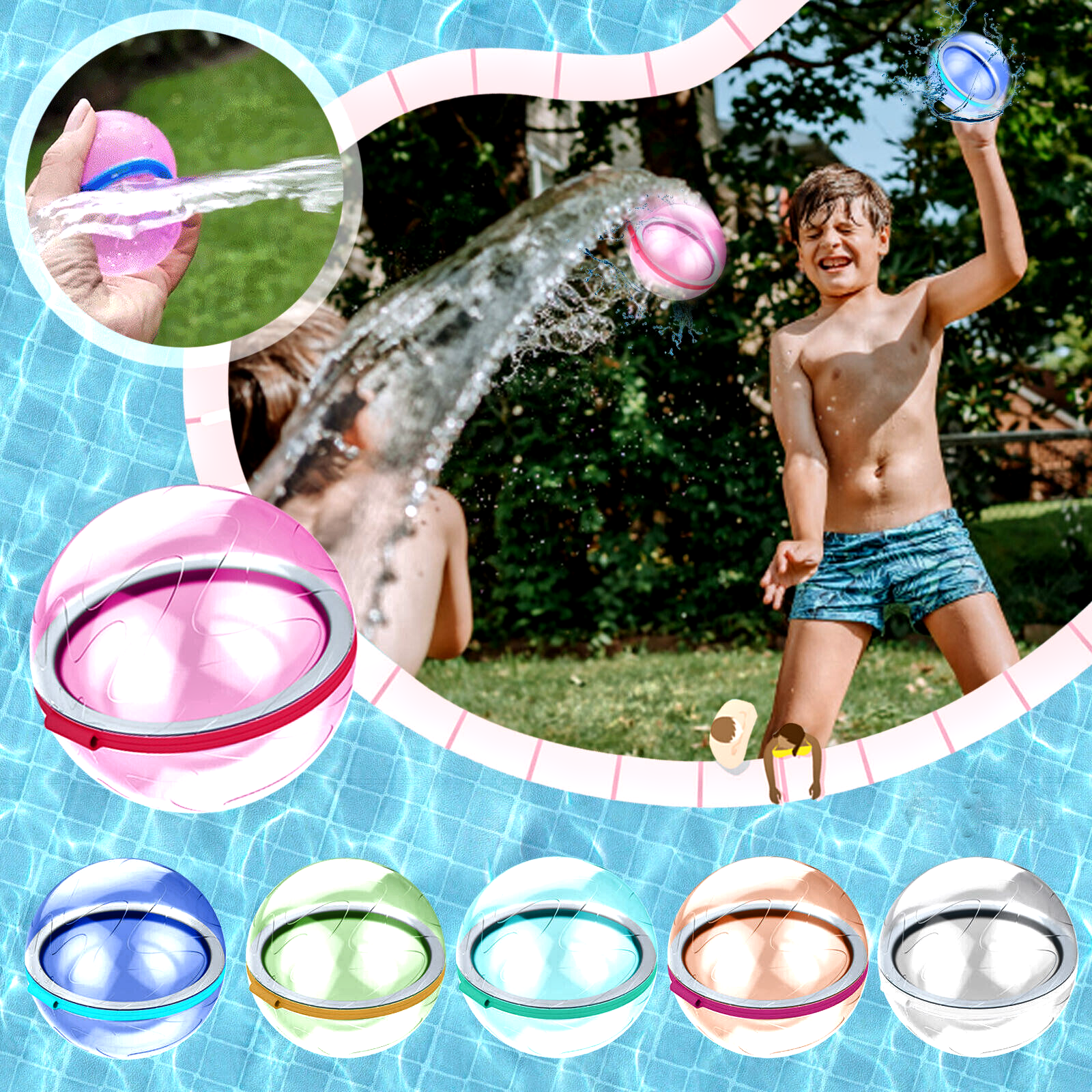 Last Day Promotion 48% OFF -Resuable Water Balloons