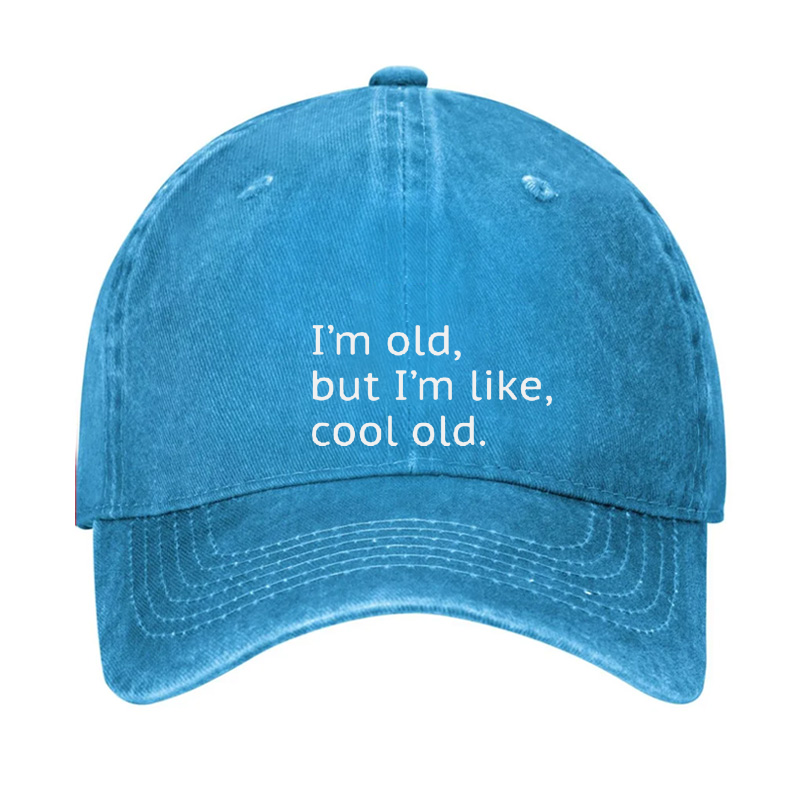 I'm Old Print Hat
