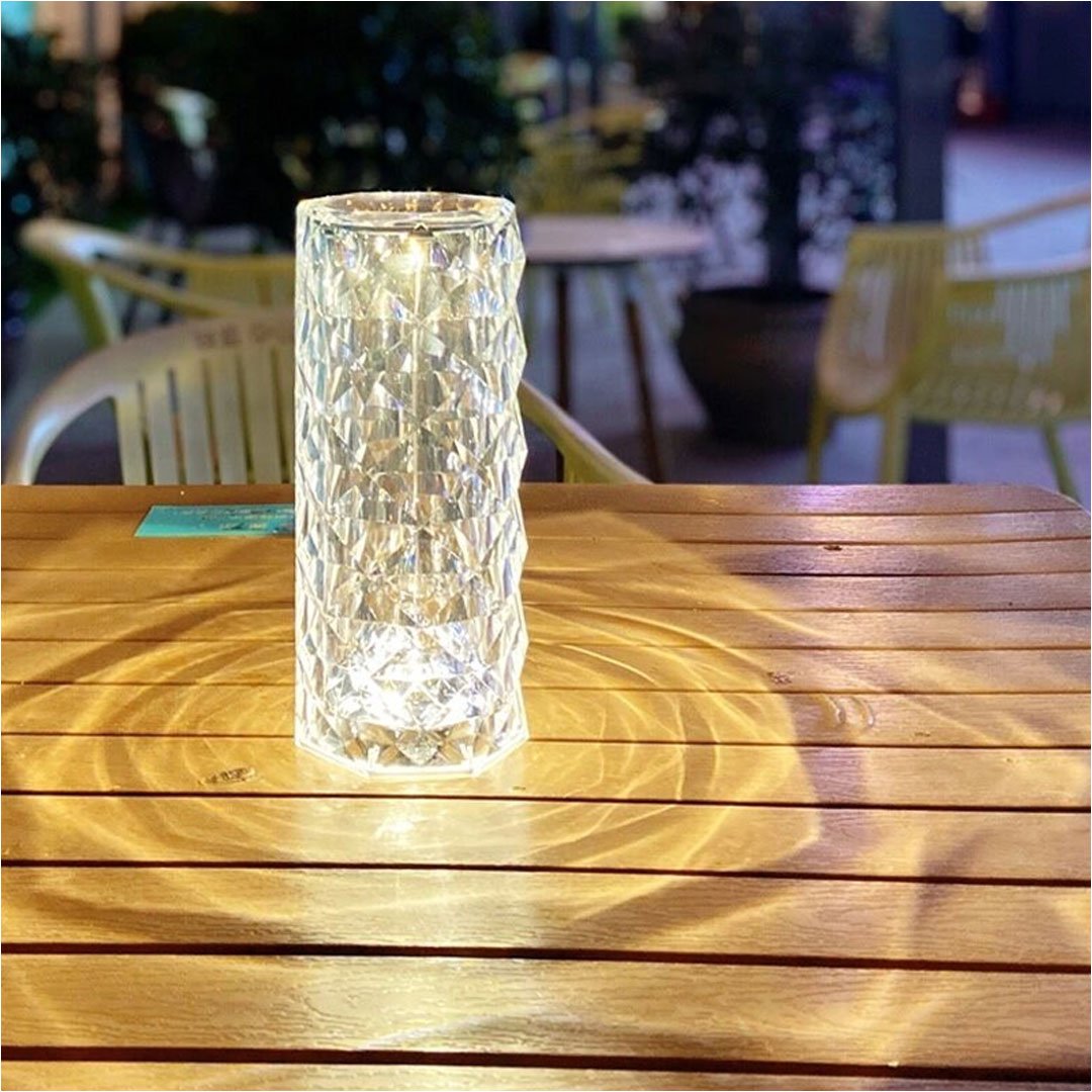 (🎄Christmas Promotion--48%OFF)Touching Control Rose Crystal Lamp(Buy 2 get Free Shipping)