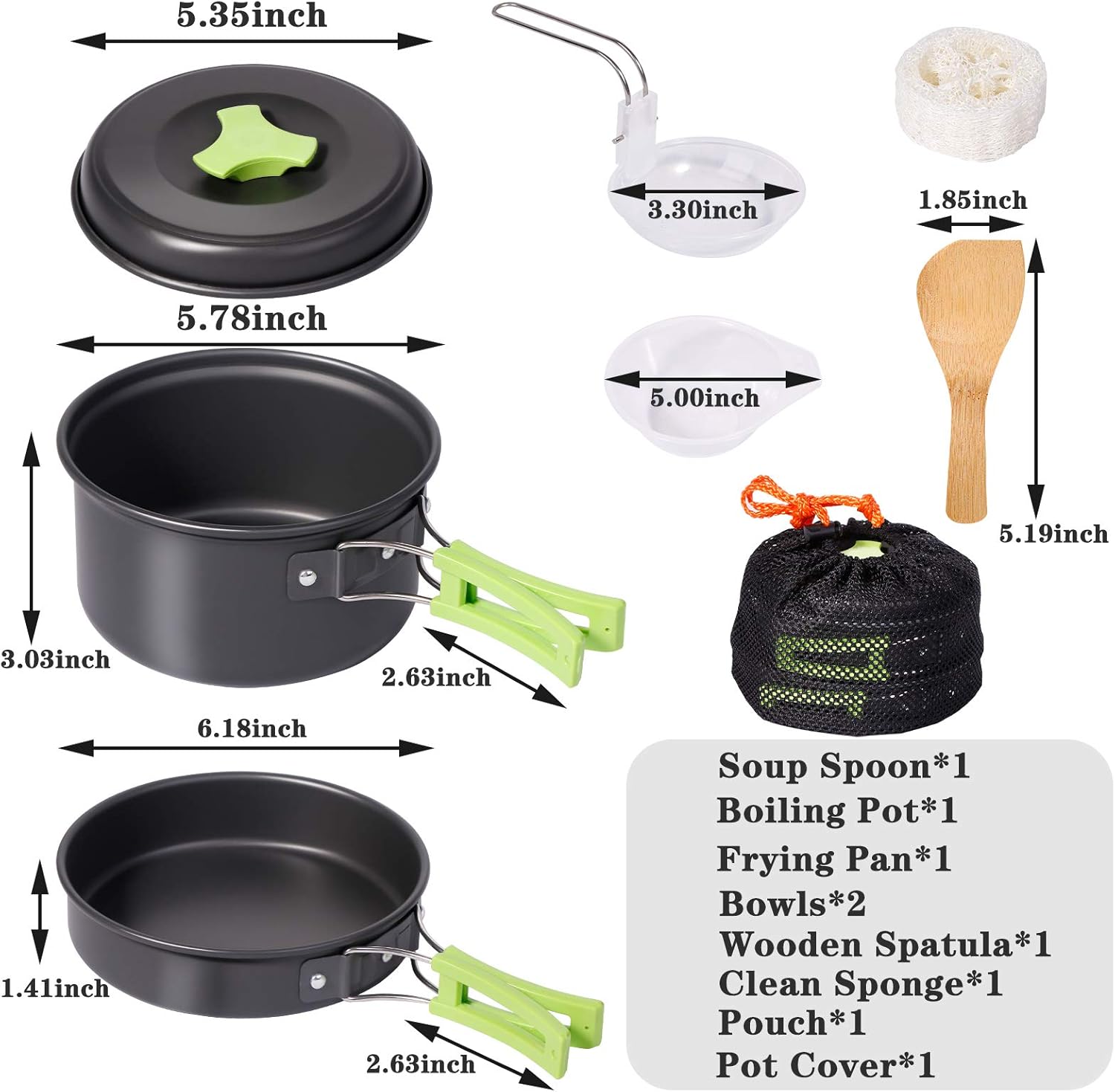 🔥LAST DAY SALE 49% OFF - Portable Outdoor Camping Cookware Cooking Equipment Set