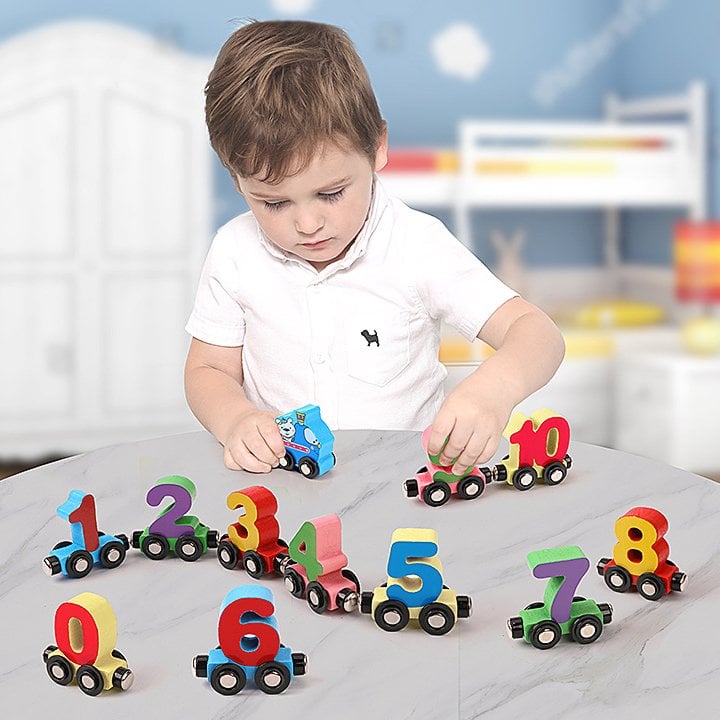 💥Hot Sale💥 Preschool Education Wooden Train Toy