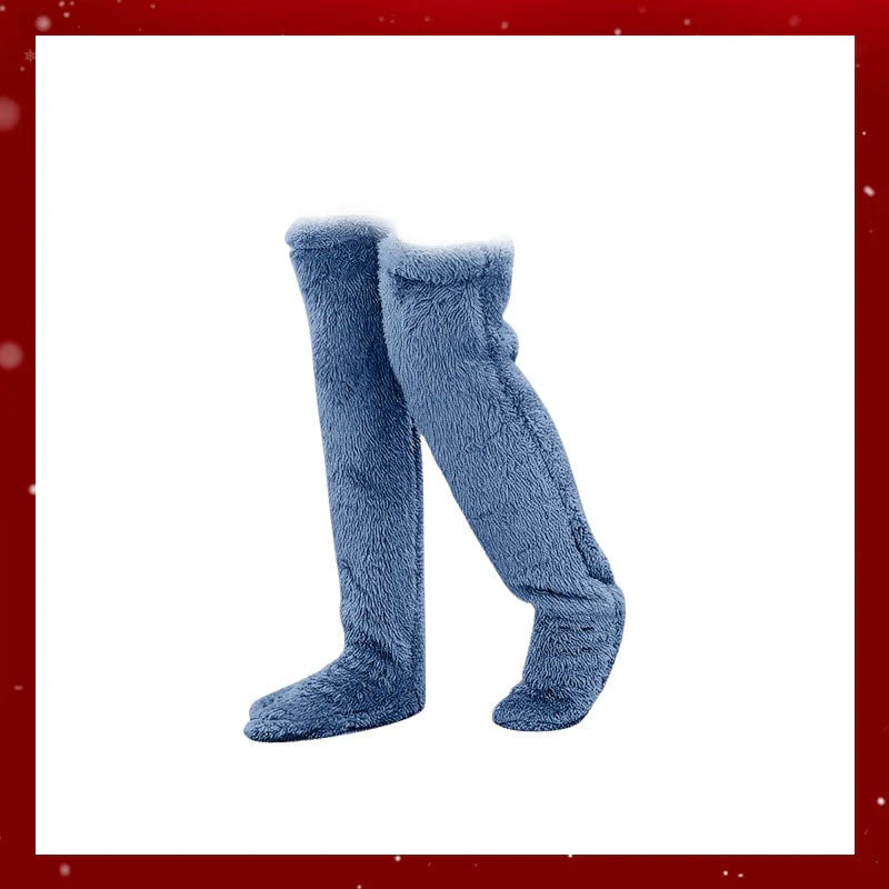 🎄TikTok Christmas Sale -70% OFF💕Comfort Plush Fleece Knee Socks For Christmas❄️🎅