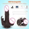 Black Suction Dildo Vibrator Female Masturbation Realistic Dildo - BP-12268