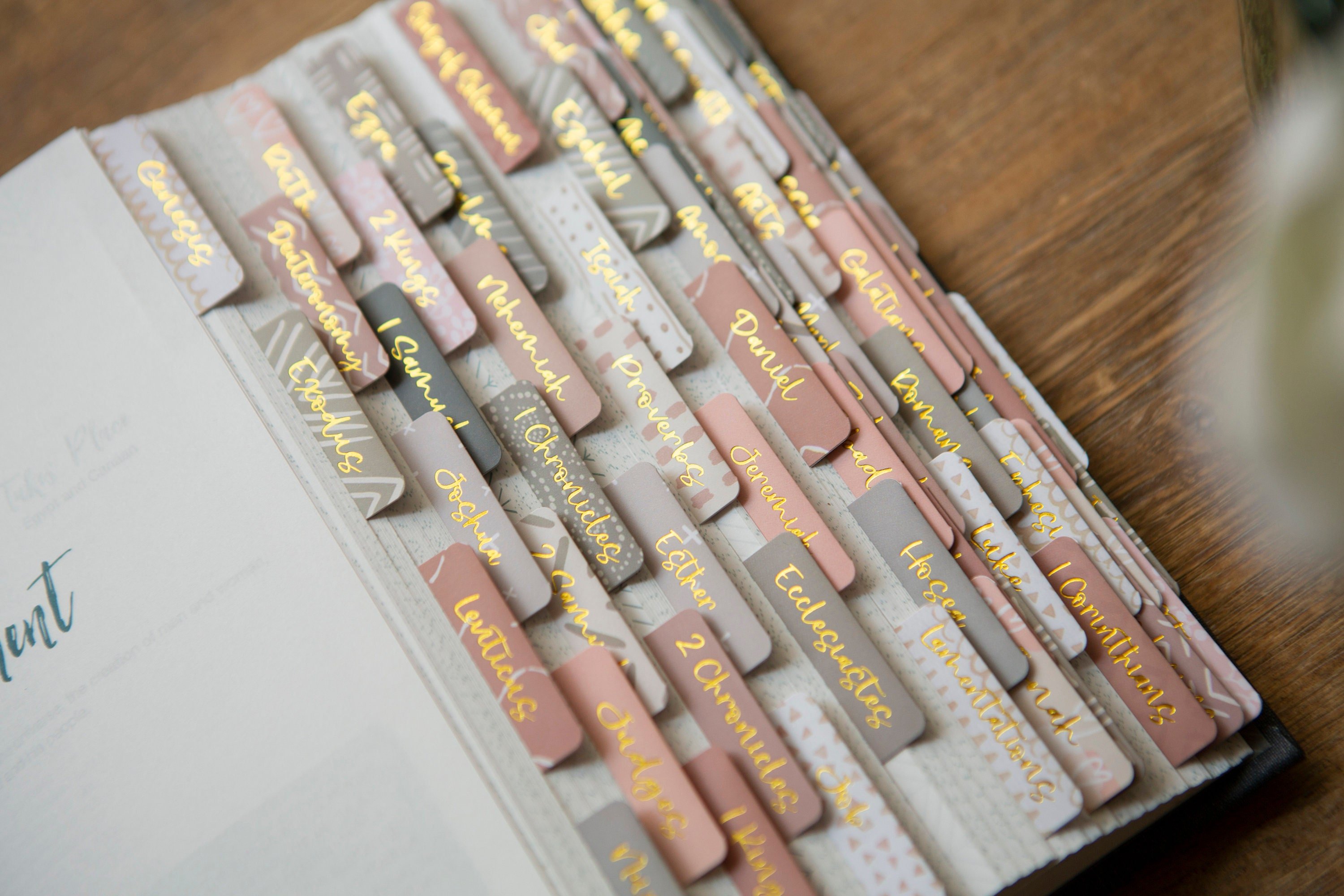Laminated Bible Tabs