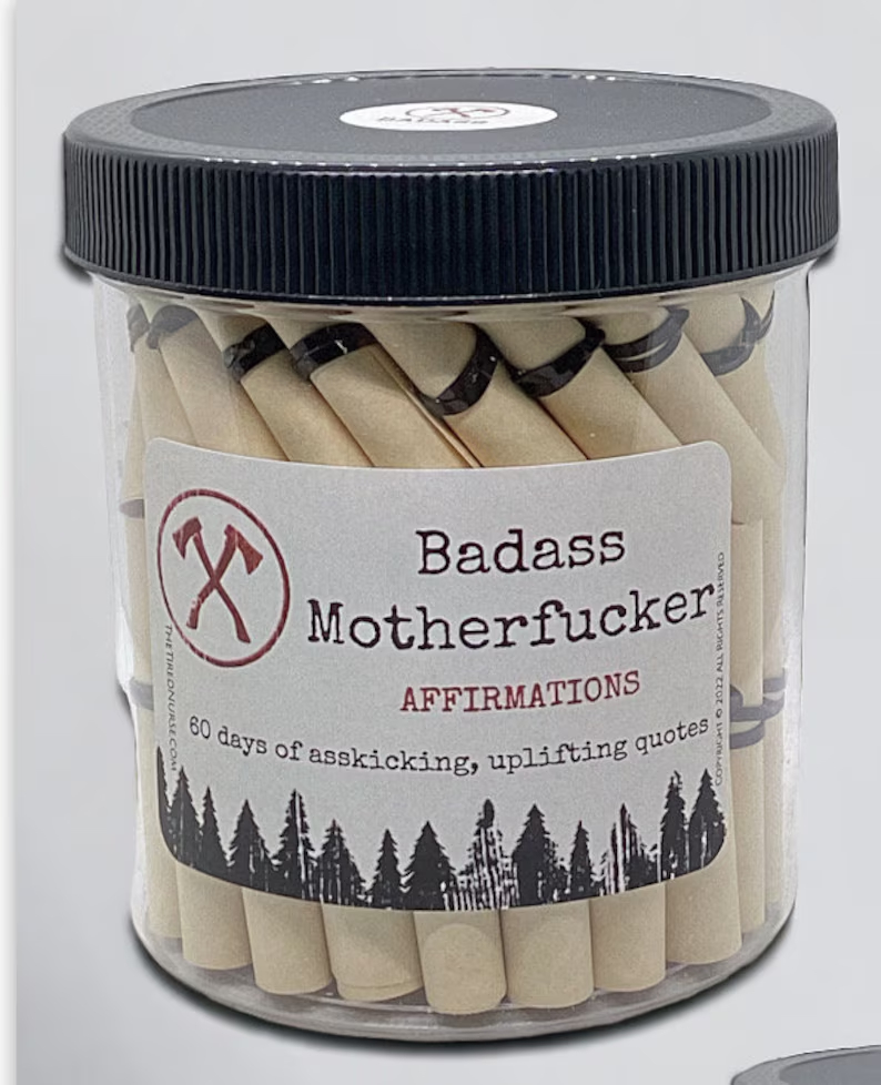 🔥HOT SALE 49% OFF🔥 -Badass Motherf*cker MEN'S Affirmation Jar