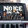 ⏰Historical Lowest Price: Save 49%-🔥ICE Out of L.A. Car Window Sticker
