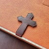 ✝️ 𝐈𝐃𝐎𝐋𝐈𝐙𝐄𝐈𝐍𝐋𝐀𝐘® Cross Bookmark/Money Clip Grain Leather