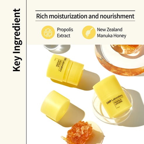 👄Honey Lip Butter, Propolis Lipcerin, Hydrating, Gentle Exfoliation, Deep Nourish, Revitalizing Dry Lips