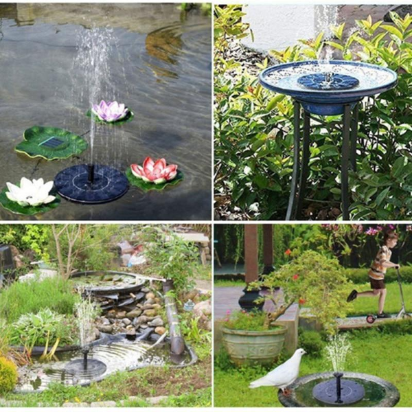 (Spring Hot Sale- Save 50% OFF) Solar Powered Fountain Pump- Buy 2 Free Shipping