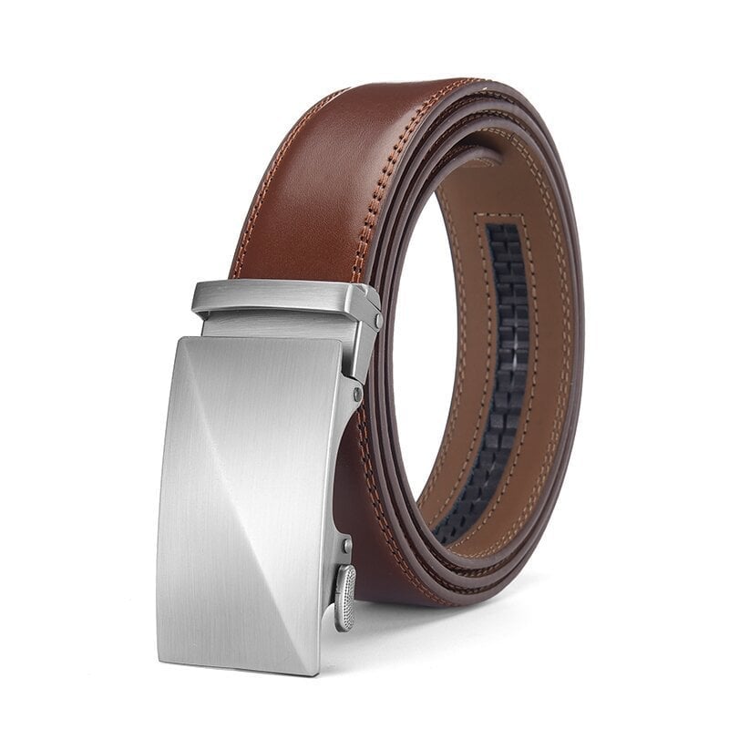 🔥Father's Day Sale 49% OFF - Leather Ratchet Belt With Adjustable Buckle