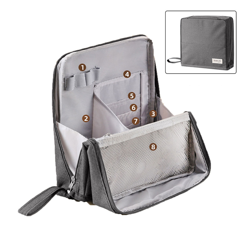 🔥Last Day Promotion 50% OFF💥Vertical Cosmetic Storage Bag - Portable, Large Capacity