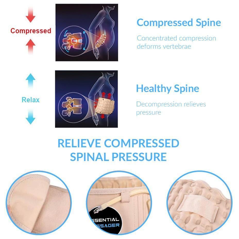 Lumbar Decompression Belt - Lumbar Support for Back Pain Relief