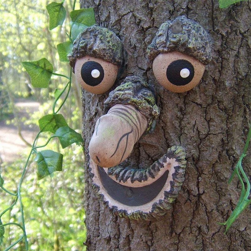 Tree Face Decor Outdoor