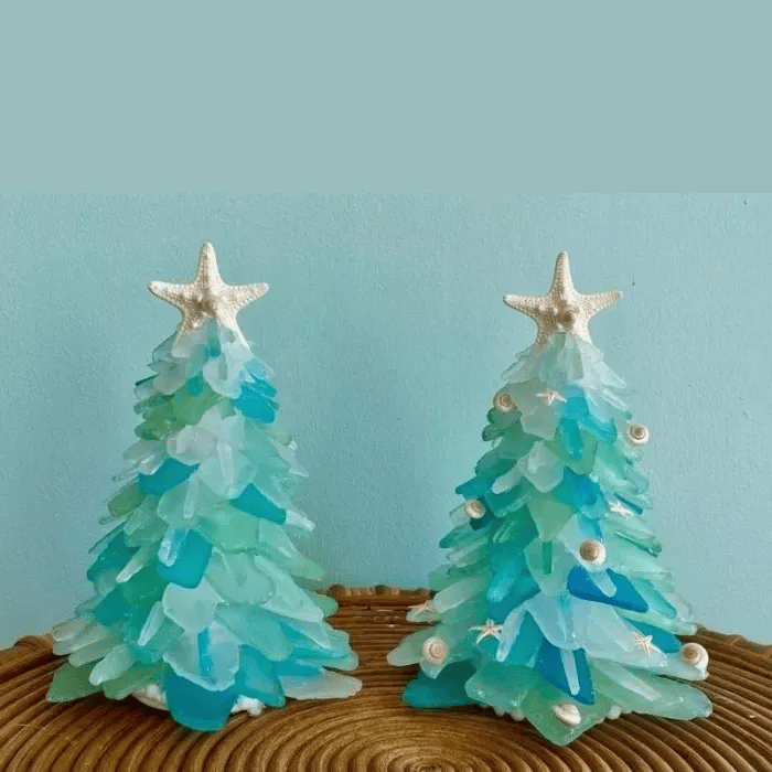 (🔥2024 BEST GIFT TO FAMILY🔥)🎄Sea Glass Christmas Tree