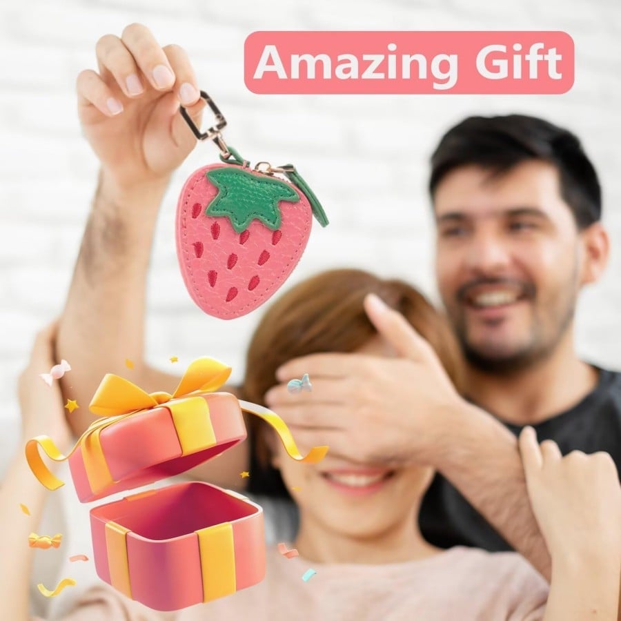 🍂TikTok Fall Sale — Last Day 70% OFF🎉Cute Fruit Coin Purse Bag Charm Airtag Accessories🍊