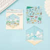 Sticker Scene: DIY Picnic|Magical Library|Spring Party|Beach|Amusement Park|Record Store