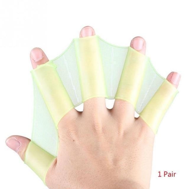 (SUMMER HOT SALE - SAVE 50% OFF) HydraHand Silicone Hand Swimming Fins(1 Pair) - Buy 4 Free Shipping