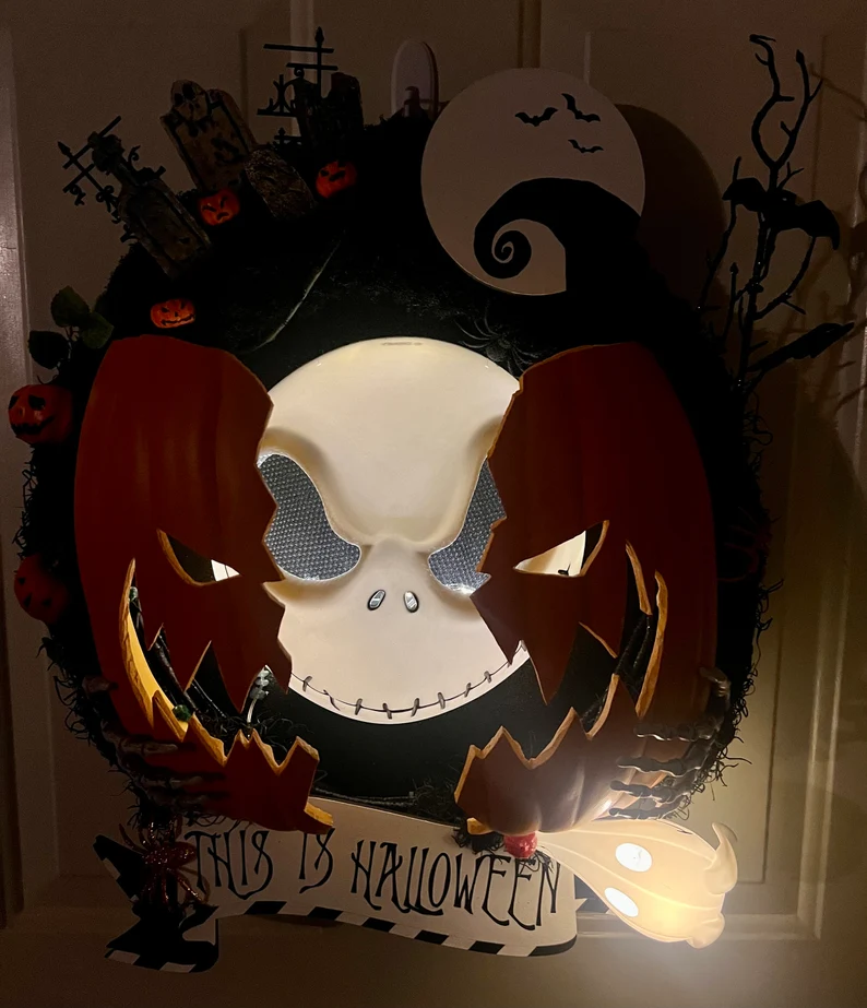 (🎃Early Halloween Sale - 49% OFF) 💀Nightmare Pumpkin Wreath