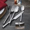 Alata Potter 20-Piece Forged Silverware Set Stainless Steel Flatware Set Cutlery Set,Service for 4,Mirror Finish,Dishwasher Safe