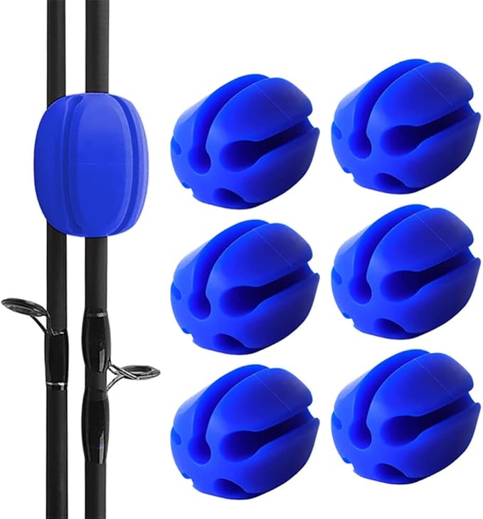 🎣Ultimate Silicone Fishing Rod Holders - 6-Pack