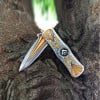 Handcrafted Retro Spinner Pocket Knife – Functional Art in Motion