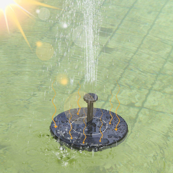 (New Year Sale- Save 50% OFF) Solar Powered Fountain Pump- Buy 2 Get Extra 10% OFF & Free Shipping