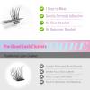 100Pcs Self Adhesive Lash Clusters, No glue, not bond needed!